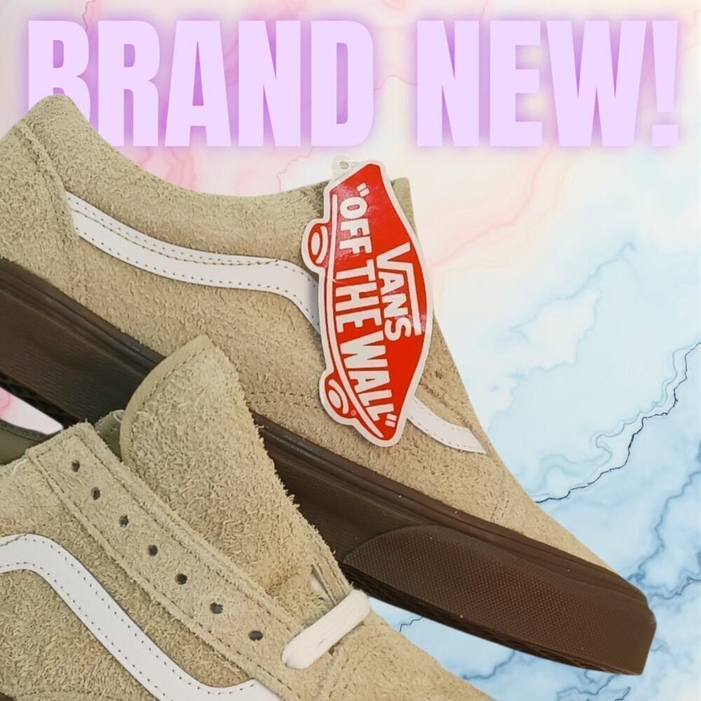 VANS Old Skool New w/Tags Tan Suede Sneakers - Men's 7 / Women's 8.5